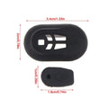 Regal Door Drain Hole Plug Dust-proof Water Outlet Valve Rubber Ring Zpaxo Black