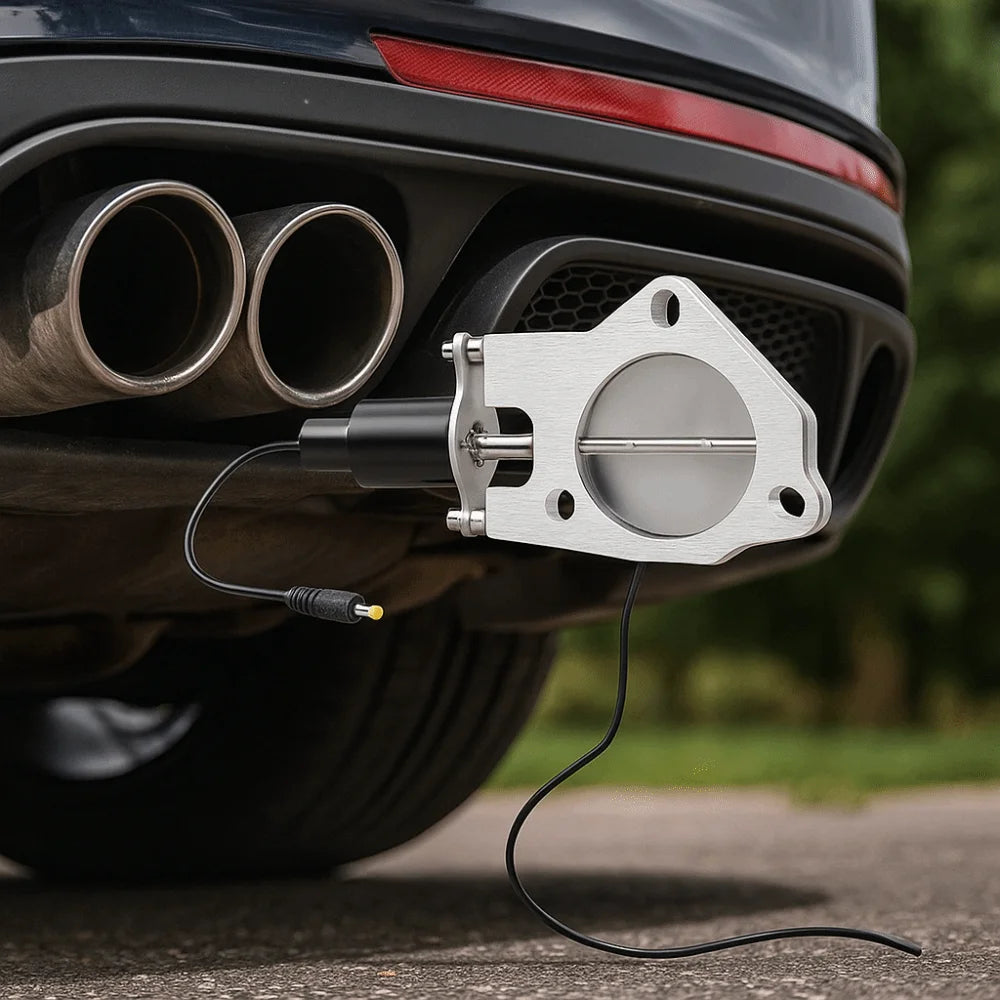 2 5 3 Electric Exhaust Cutout Double Valve Remote Control Stainless Zpaxo