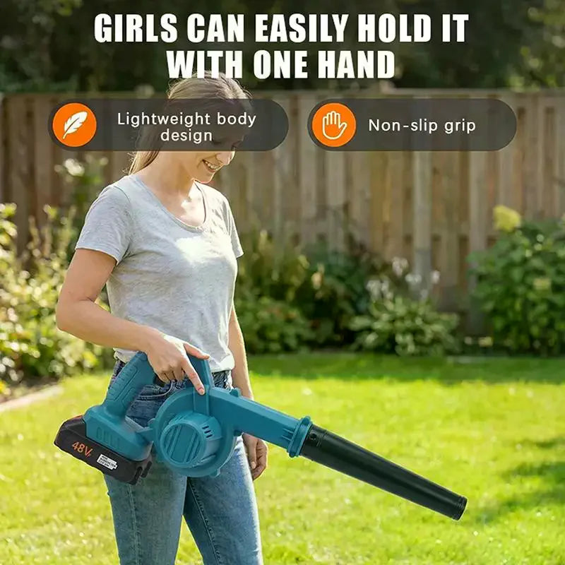 Cordless 2-in-1 Air Blower & Vacuum | Car, Garden & Computer Cordless Blower Vacuum Zpaxo