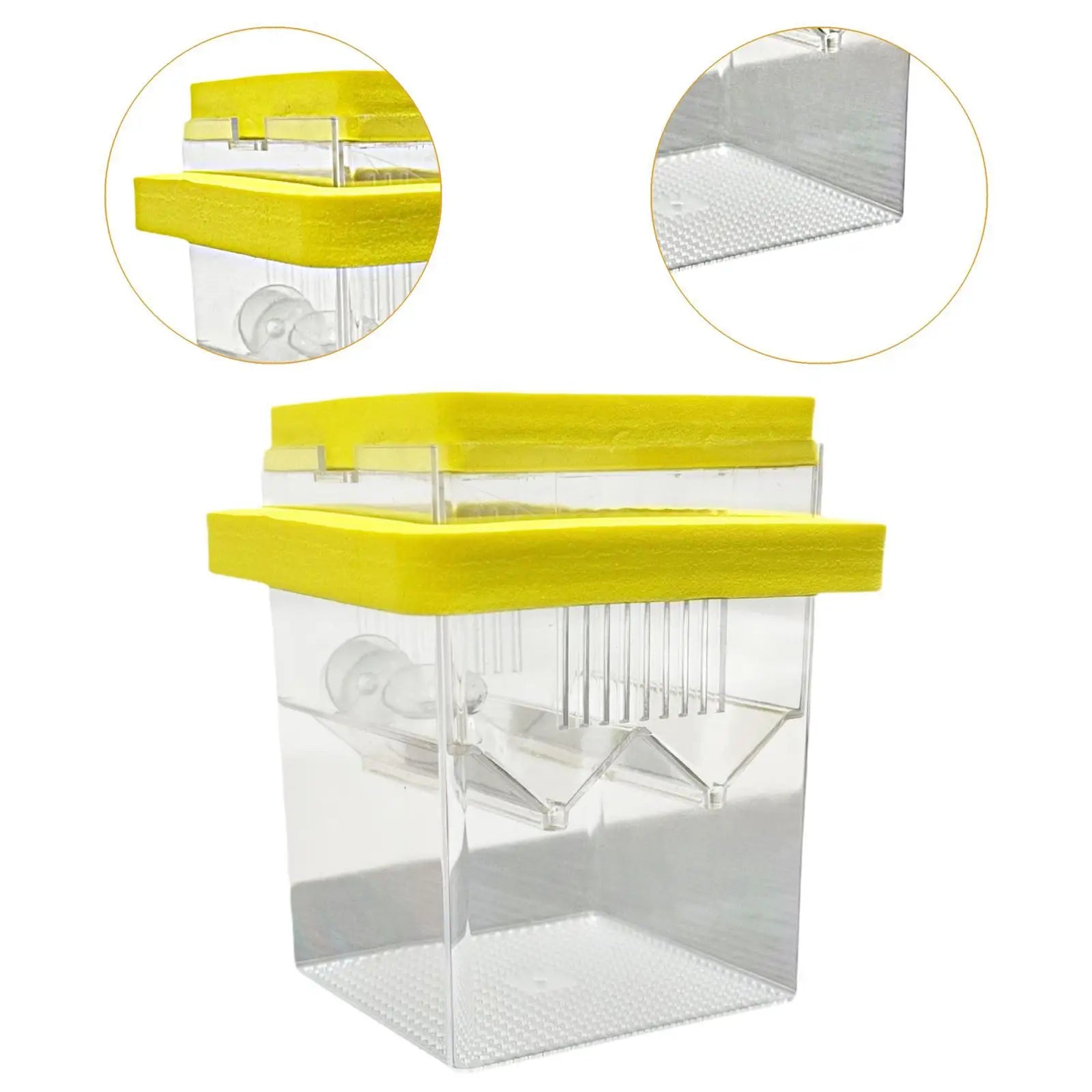Floating Fish Breeding Box Nursery Tank Hatchery Incubation Small Zpaxo