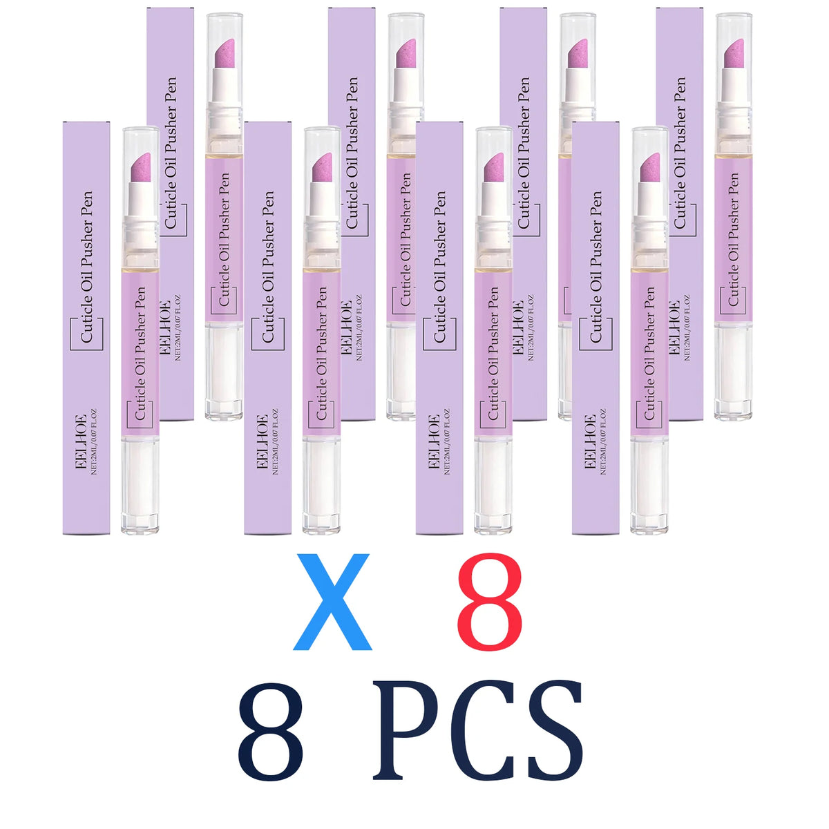 1/2/3/4/5/8/10 Pcs Lavender Cuticle Oil Pen Fast Drying Non Greasy Moisturizing Nail Care Tool Dry Skin Remedy 2ml Length 13cm Zpaxo 8 Pcs