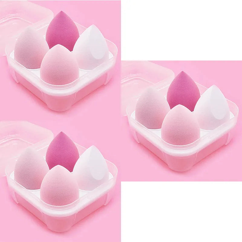 Makeup Sponge Blender Set – Foundation Puffs 4–16 Pcs