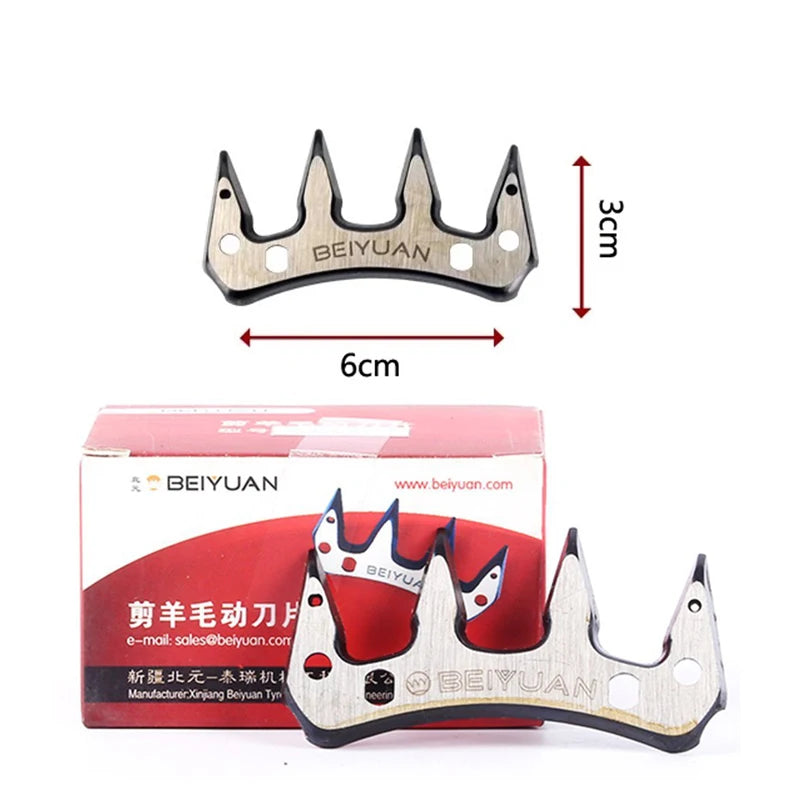 Durable Sheep Goats Comb Shearing Clipper Straight Curved 4 Tooth