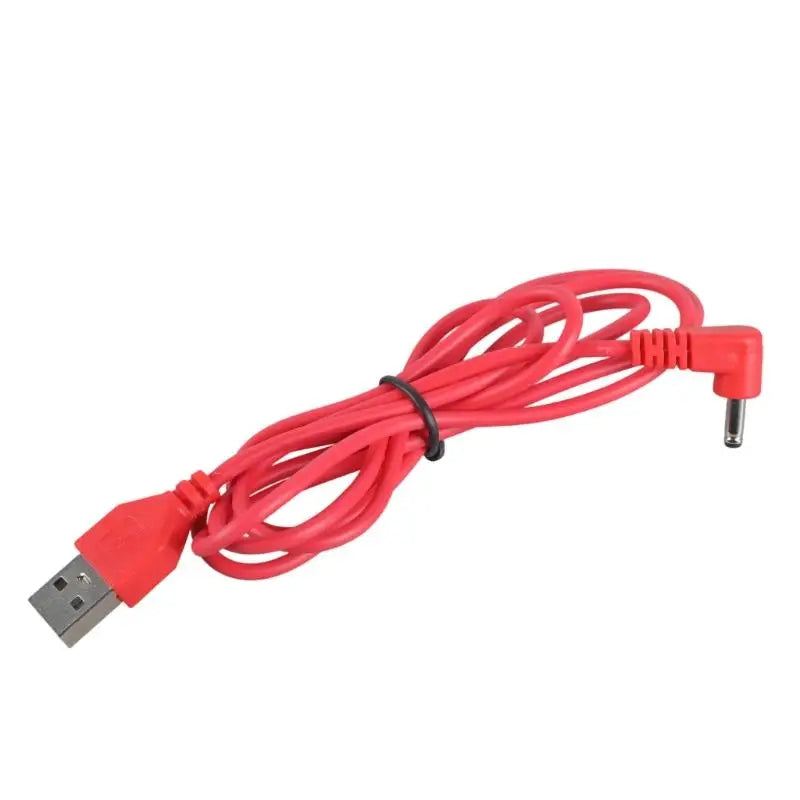 5V USB To 3.5x1.35mm Right Corner Power Cord For Sound Devices LED Radiances Admirers With 1M Plastic Cable Zpaxo red CN