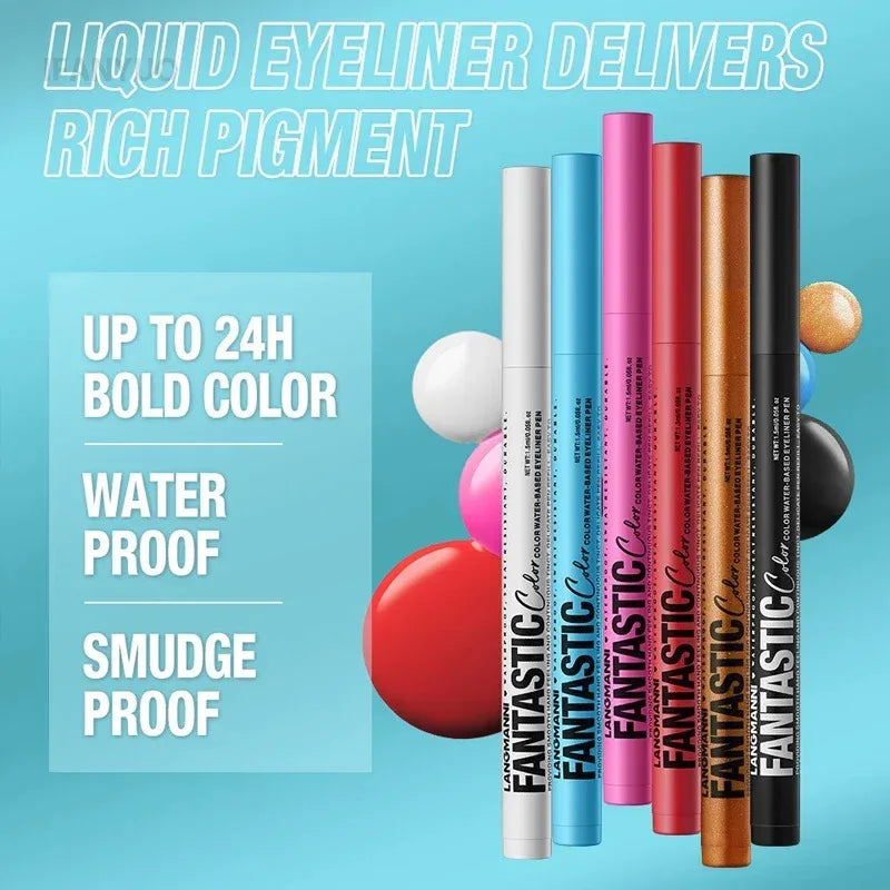 Red Wine Black Waterproof Eyeliner Pencil Untra-fine Liquid Eye Liner Pen Quick Dry Long Lasting Non Smudge Makeup Cosmetics Zpaxo