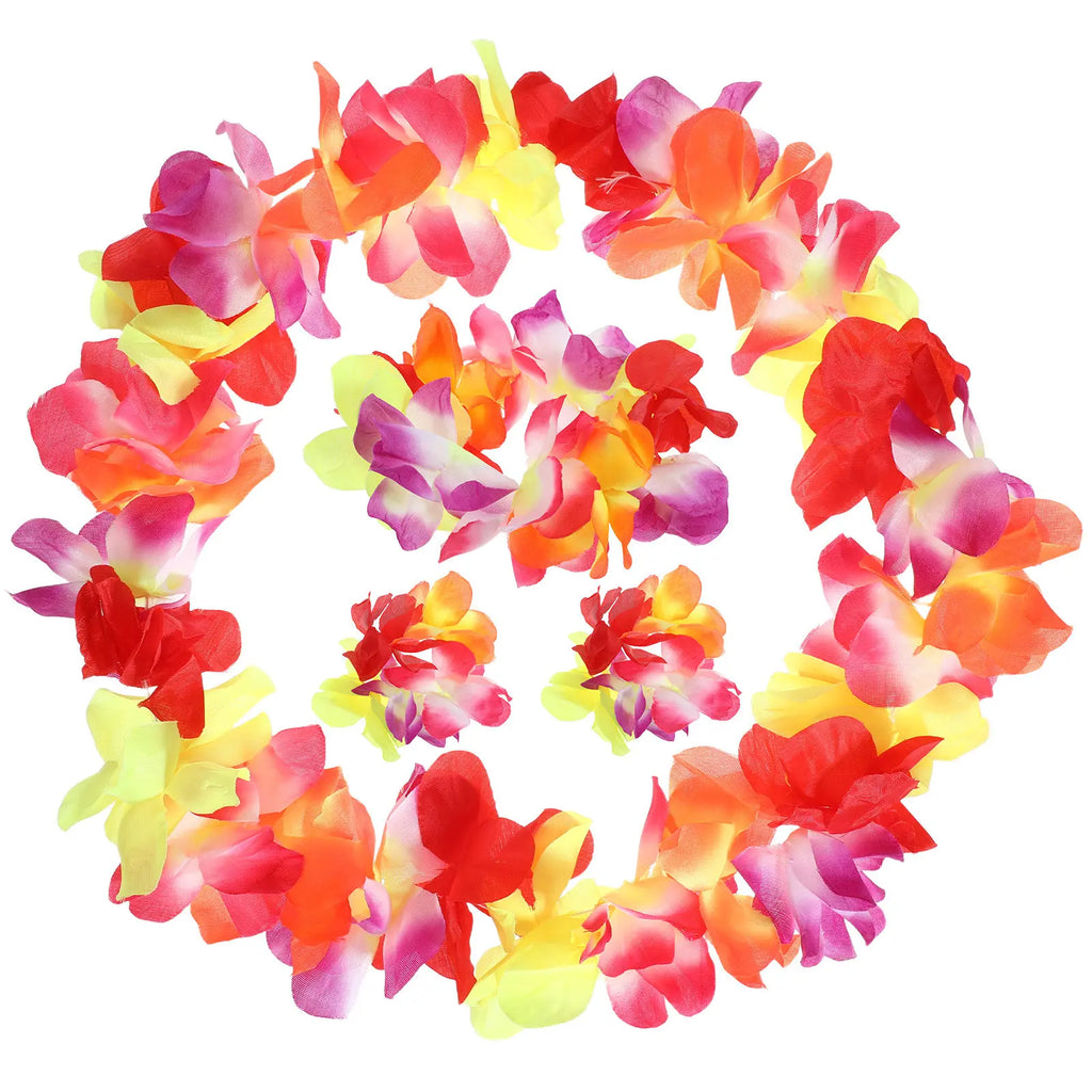 Premium Tropical Flower Accessories Necklace Headband Bracelet