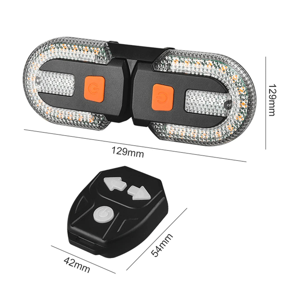 Bike 1 Turn Signal Rear Light LED Bicycle Lamp USB Rechargeable