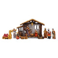 Christmas Nativity Nativity Scene Manger Religious Decor Miniature Figurines Home Decor for Patio Office School Living Room Zpaxo A China Mainland