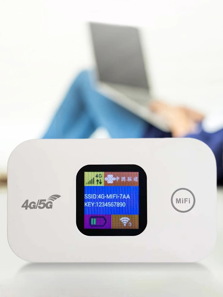 LTE Portable Router 150Mbps Mini Outdoor Hotspot Sim Card Slot Zpaxo