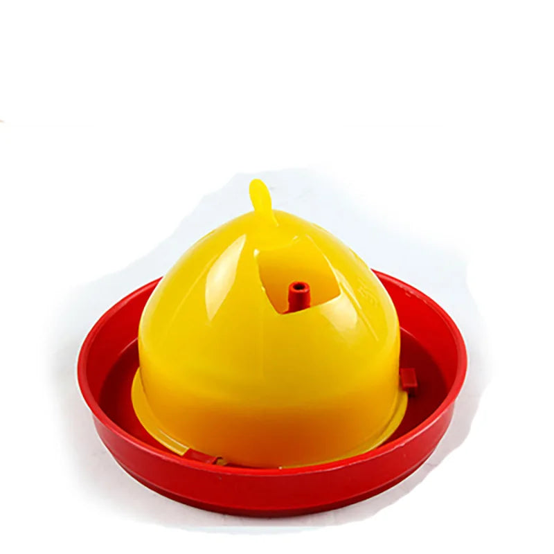 Chicken Drinking Fountains Small Plas Water Tray Farm Animals Feeding