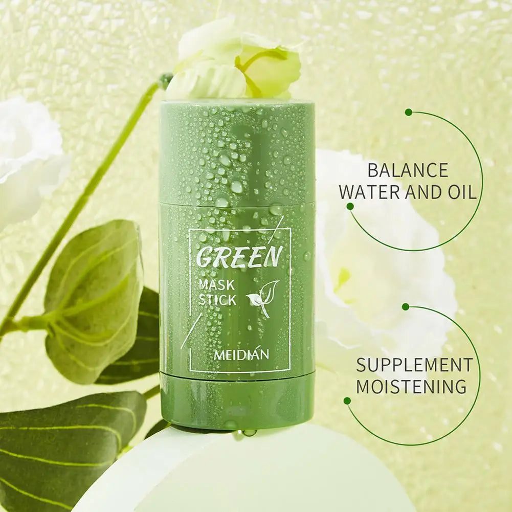 Green Tea Cleansing Stick Mask – Shrink Pores & Remove Blackheads Cleansing Face Mask Zpaxo