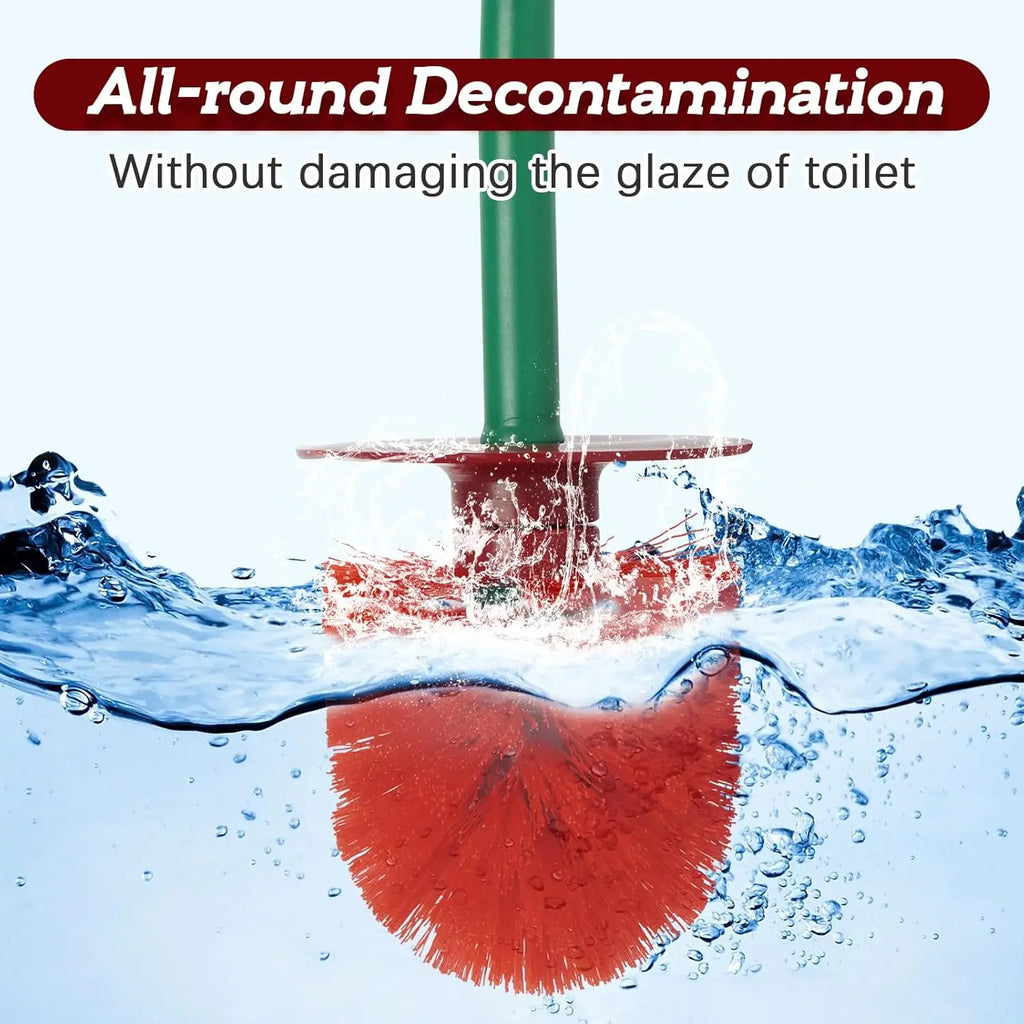 Cherry-Shaped Toilet Brush Set with Holder – 3 Colors