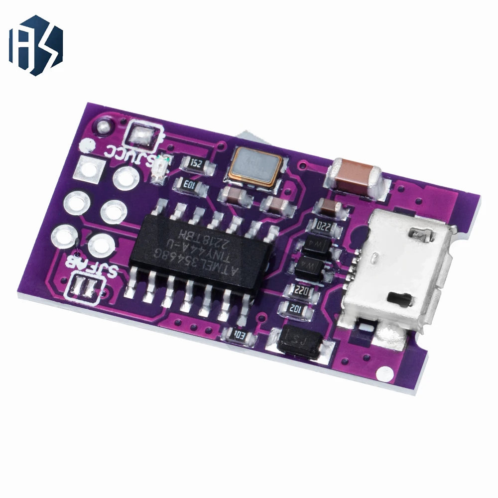 Micro USB Tiny AVR ISP ATtiny44 ATTiny45 ATTiny85 USBTinyISP Zpaxo