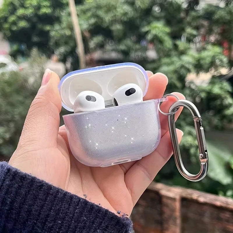 Wireless Bluetooth Headset Cover Bling Glitter Apple Airpods 1st 2nd