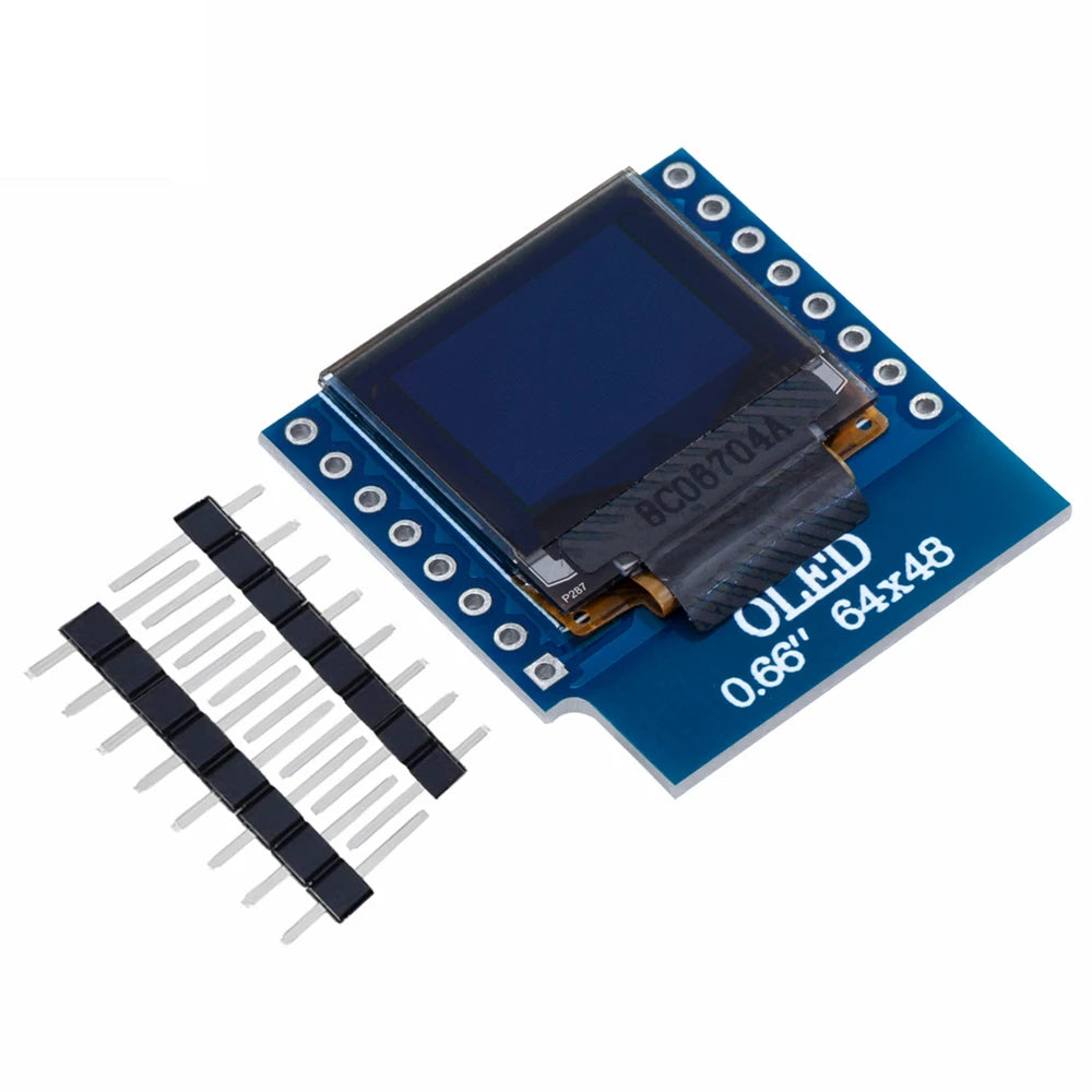 OLED Display Module WEMOS D1 MINI ESP32 Arduino AVR STM32 64x48 0 66 Zpaxo