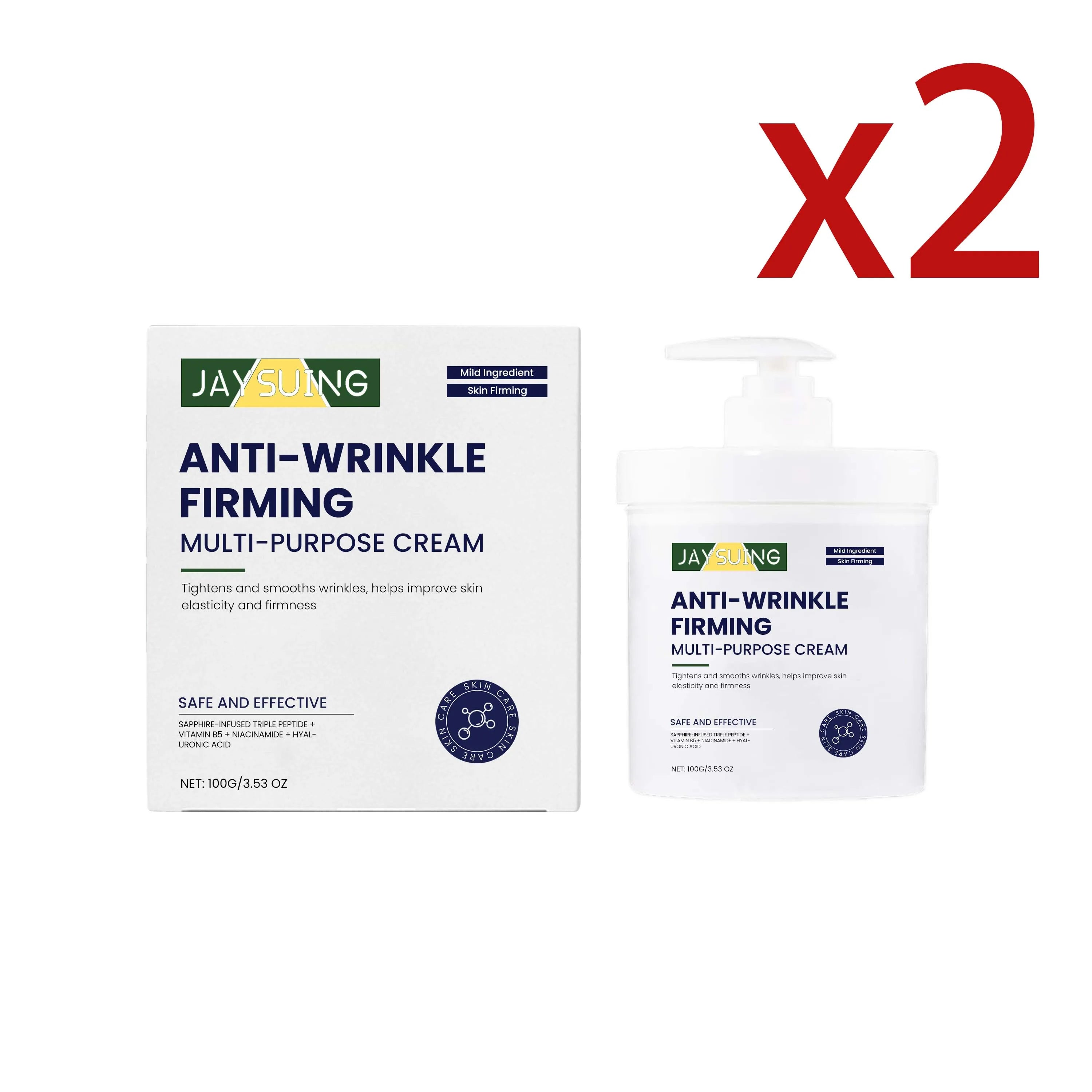 Jaysuing Nicotinamide Brightening Face Cream 100g | Firm & Glow Brightening Face Cream Zpaxo 2x100g