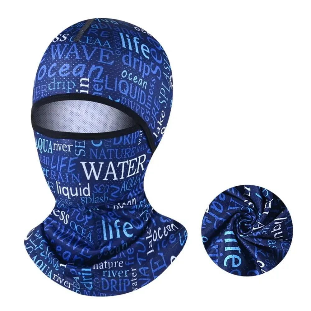 Sports Face Mask Cool Summer Ice Silk Cycling Full Hat Sun Protection