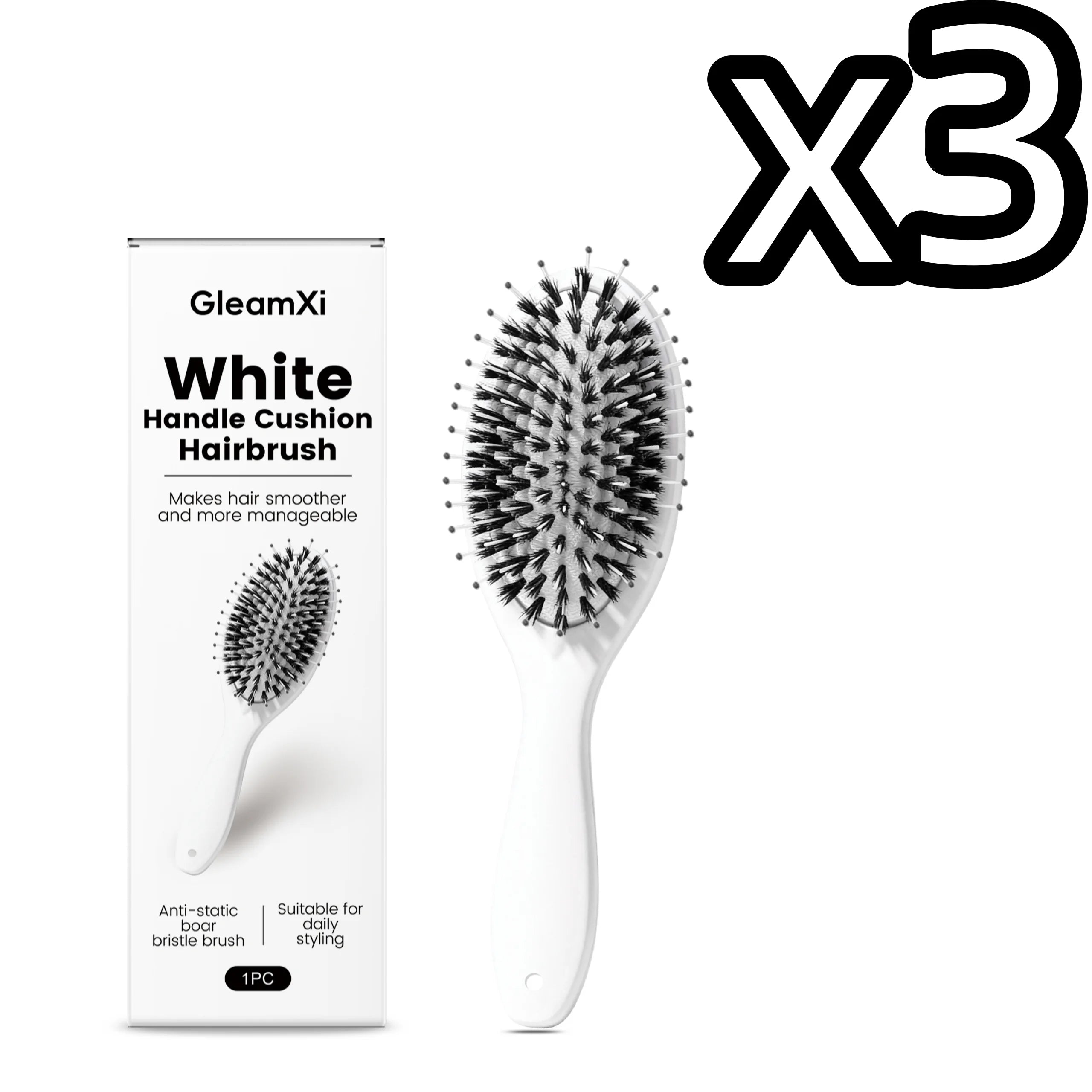 Volumizing Air Cushion Comb – Anti-Static Scalp Massage Hair Brush Hair Brush Comb Zpaxo 1pc Boxed X 3PCS