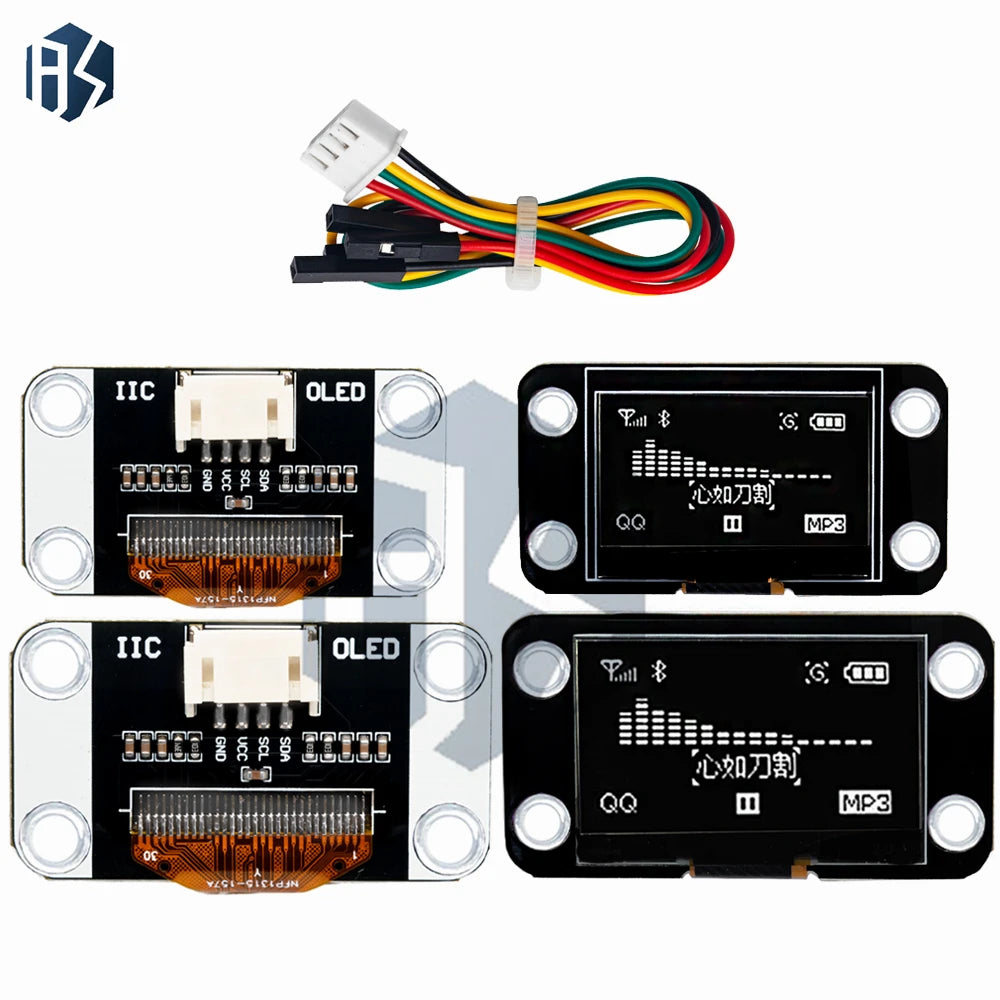 0 96-inch 1 3-inch White 12864 OLED Display Module IIC LCD Screen Zpaxo