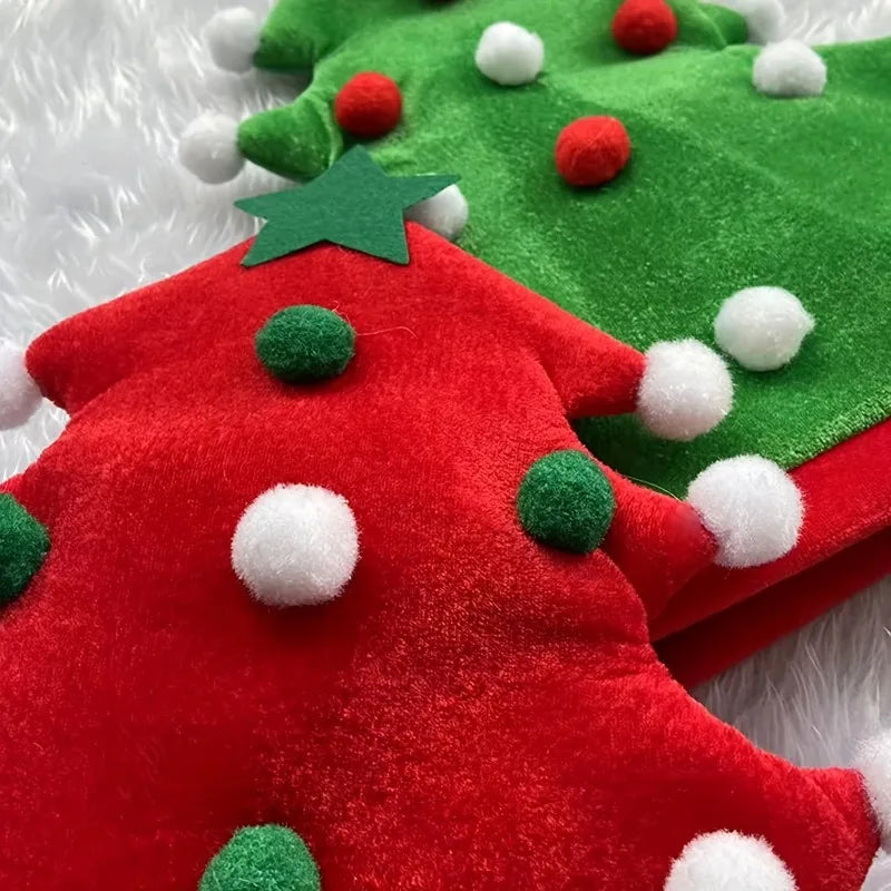 Christmas Novelty Tree Hat Funny 3D Elf Party Cap Adults Xmas Photo