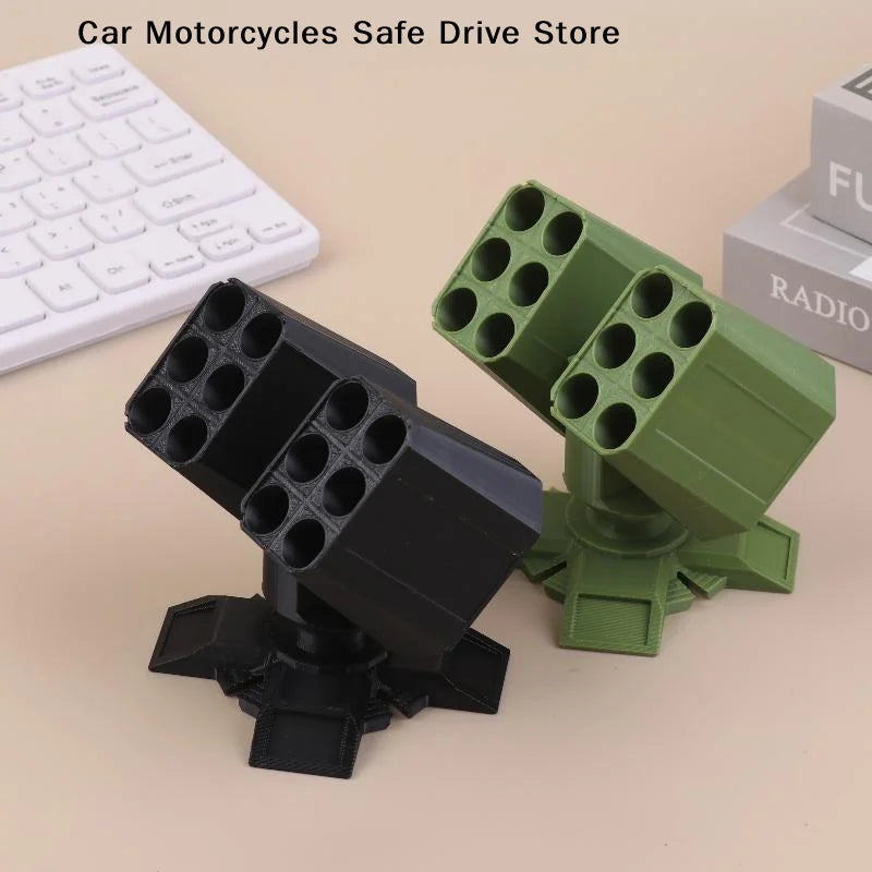 Military-style Anti Aircraft Gun Pen Holder Olive Green