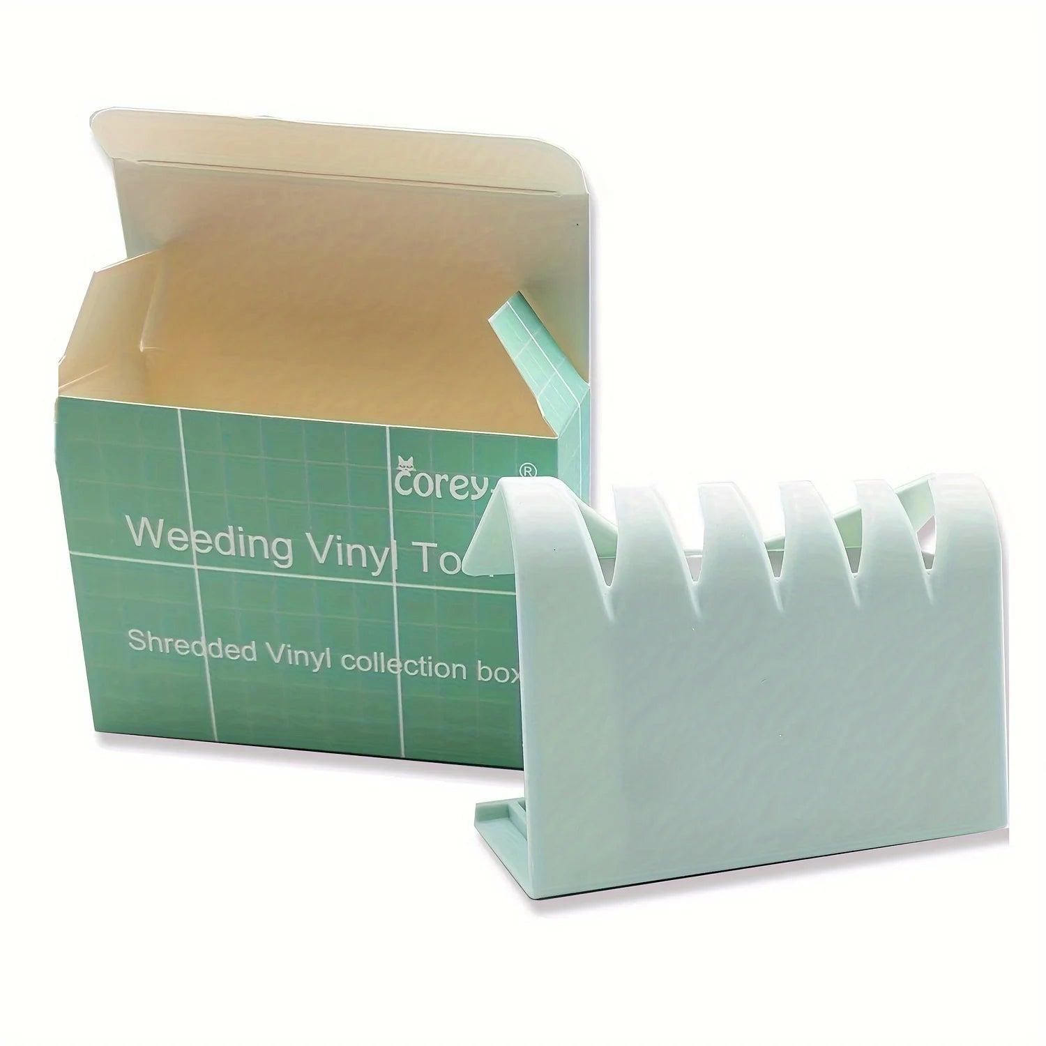1Pc Weeding Vinyl Tool, Shredded Vinyl Collection Box for Cricut/ Silhouette/ Siser/ Oracal 631 651 751 Vinyl Zpaxo