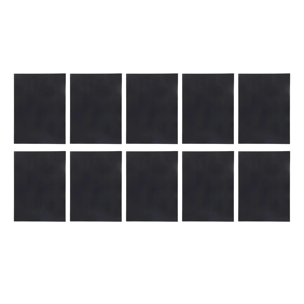 10 Sheets Laser Test Paper Laser Testing Paper 210x285mm Black Double Sided Laser Marking Engraving Machine Test Focus Paper Zpaxo