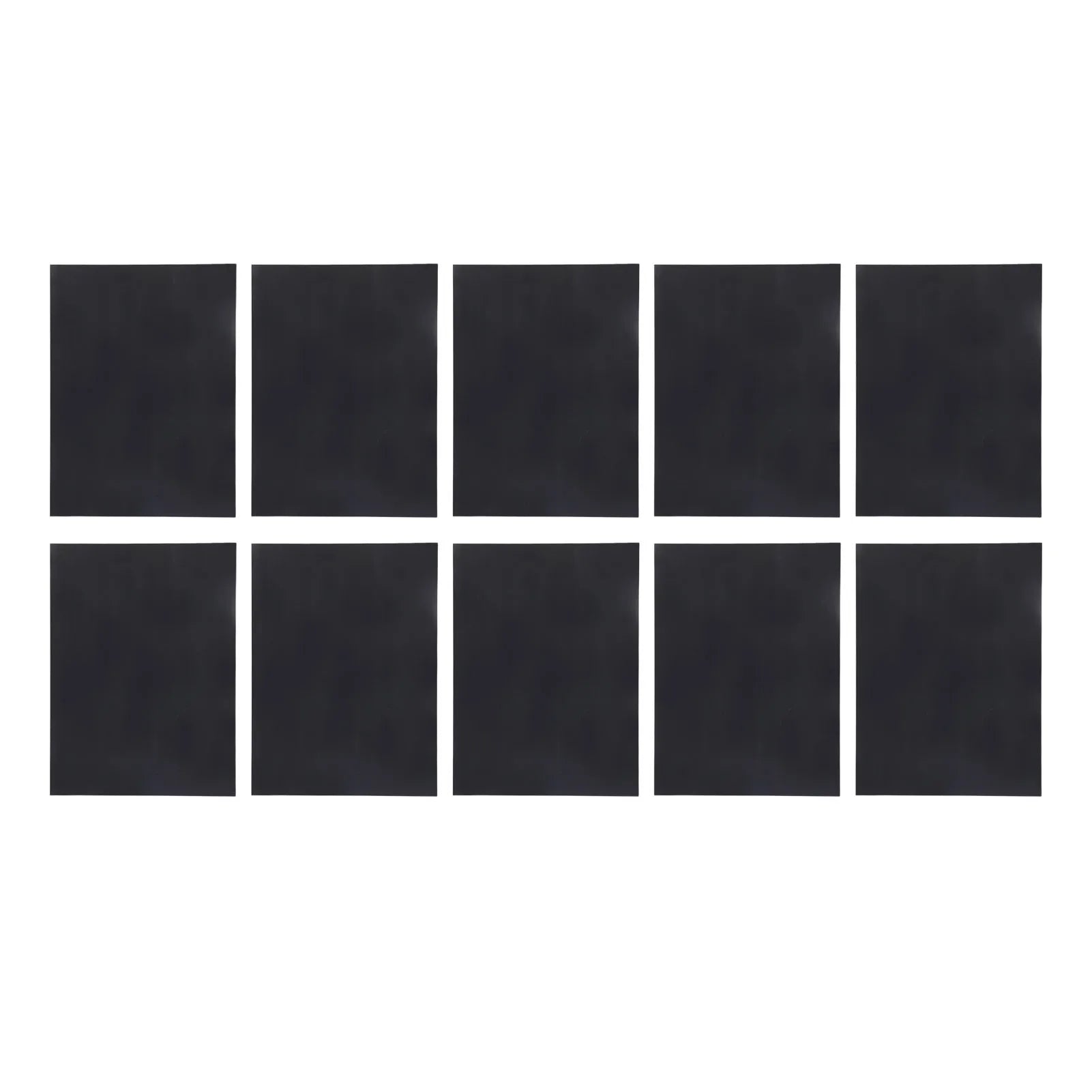 10 Sheets Laser Test Paper Laser Testing Paper 210x285mm Black Double Sided Laser Marking Engraving Machine Test Focus Paper Zpaxo