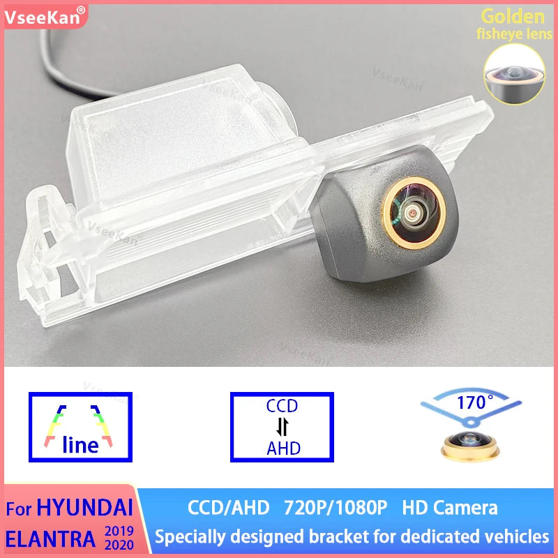 Car Rear View Camera AHD 1080P CVBS Hyundai Elantra 2019 2020 Reverse Zpaxo