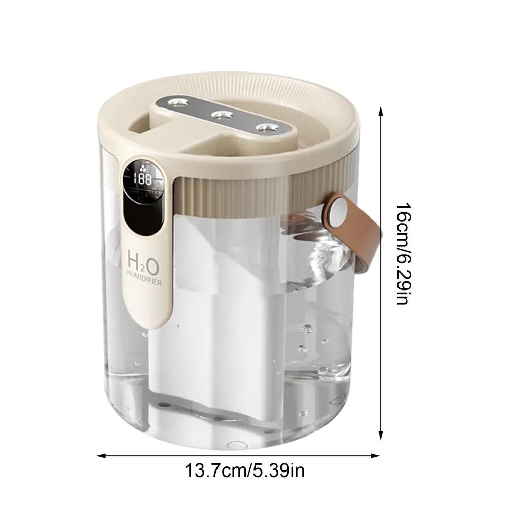 Quiet Humidifier 5 Mist Levels 3 Nozzles Maker Bedroom Home Office