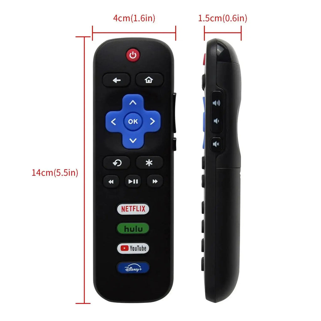 RC280A Replacement Remote Control Fit All Roku HD TV Compatible TCL