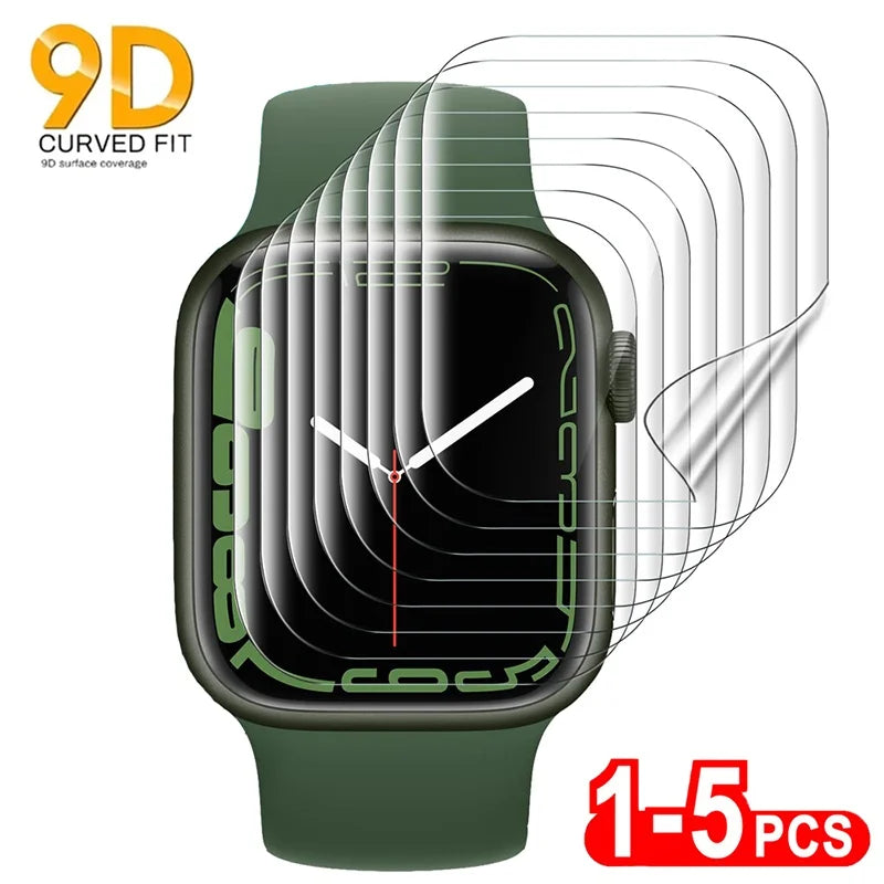 1 3 Hydrogel Film Apple Watch Screen Protector Iwatch Series 9 8 7 6 Zpaxo