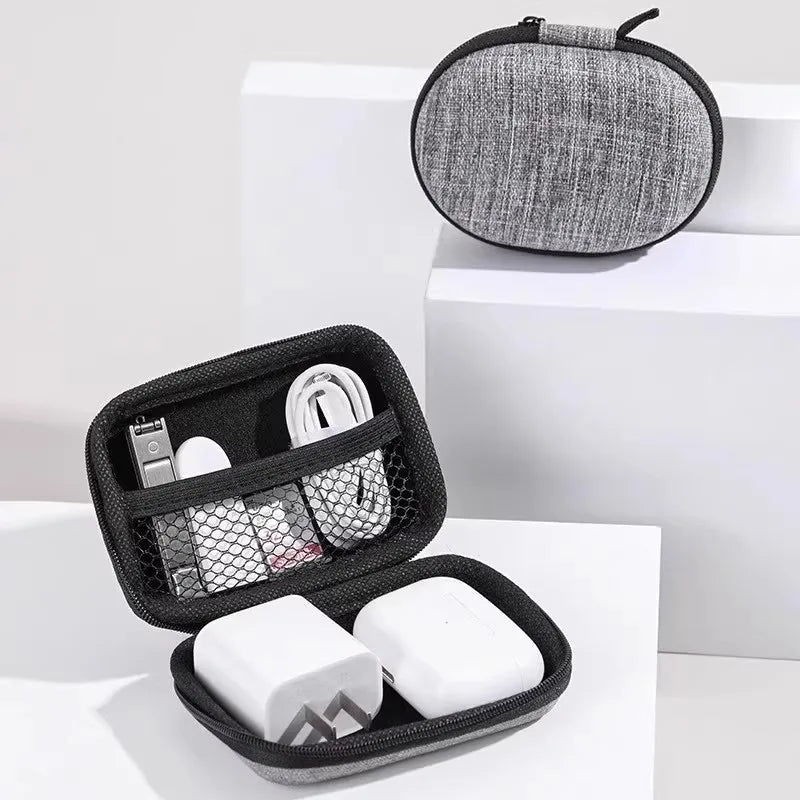 Electronics Organizer EVA Case Hard Drive Storage Cable Management