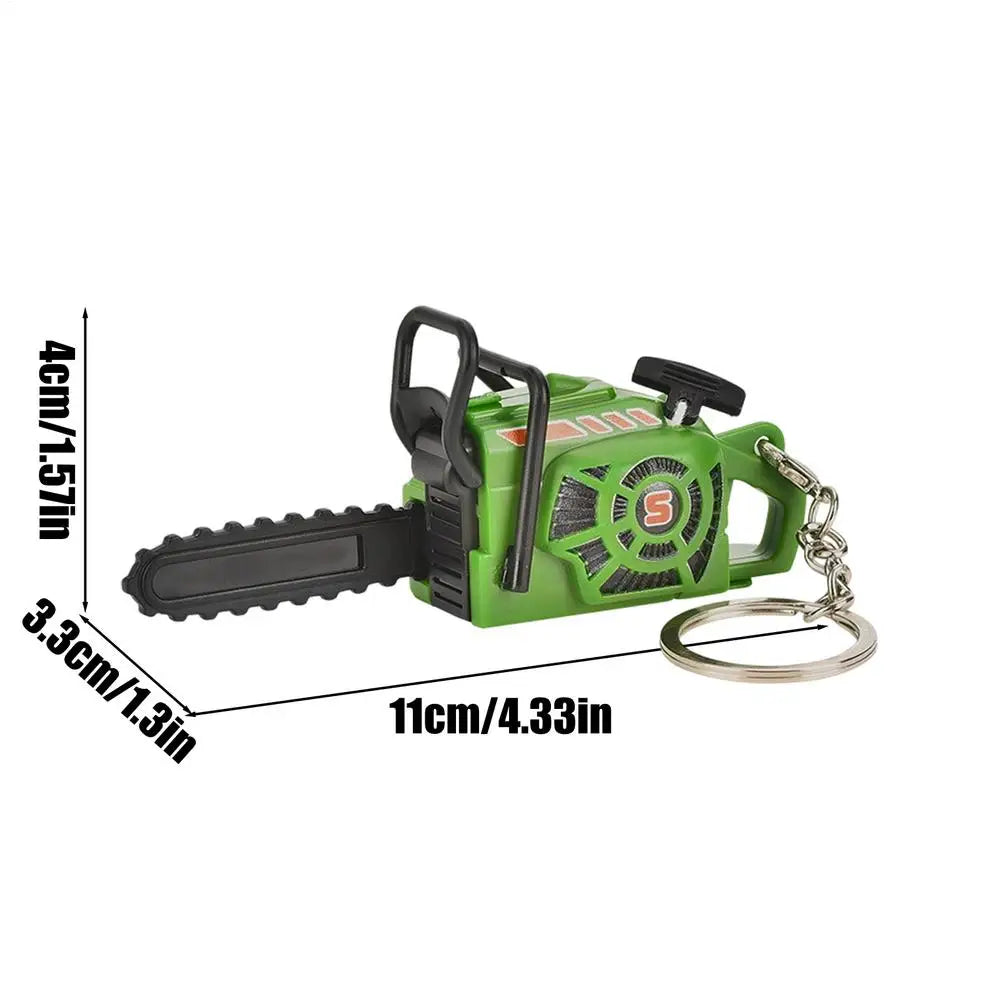 Fake Chainsaw With Pull Cord Funny Pendant Electric Construction Tool Prank Toys For Men Boyfriend Boys Birthday Party Daily Zpaxo Green China Mainland