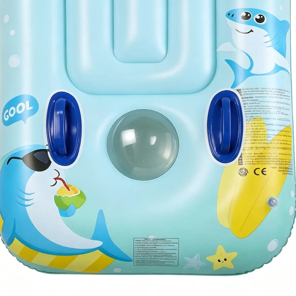 Swimming Surf Board Inflatable Floating Kids Water Toy With Handles Inflatable Floating Surfboard For Boys Girls Lake Beach Pond Zpaxo