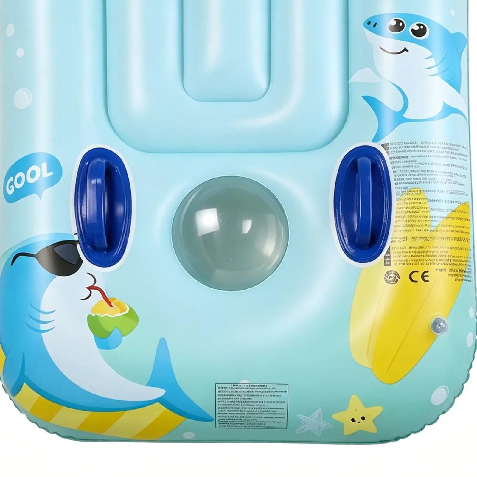 Swimming Surf Board Inflatable Floating Kids Water Toy With Handles Inflatable Floating Surfboard For Boys Girls Lake Beach Pond Zpaxo