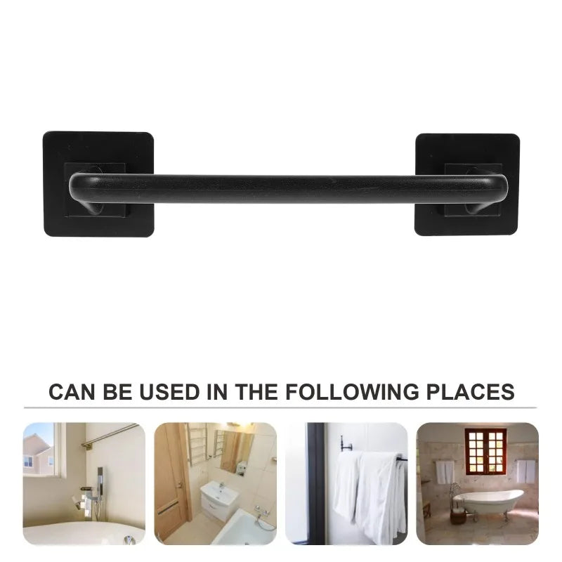 Towel Rack Bathroom Wall Shower Caddy Without Drilling Organizers Storage for Bathroom Wall Mounted Heavy Hand Towel Holder Zpaxo