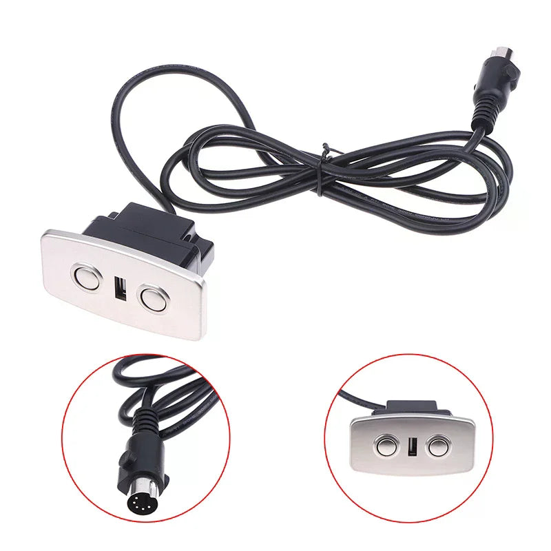 Massage Recliner Switch Controller USB Socket Charging Straight 5 Pin Zpaxo Default Title