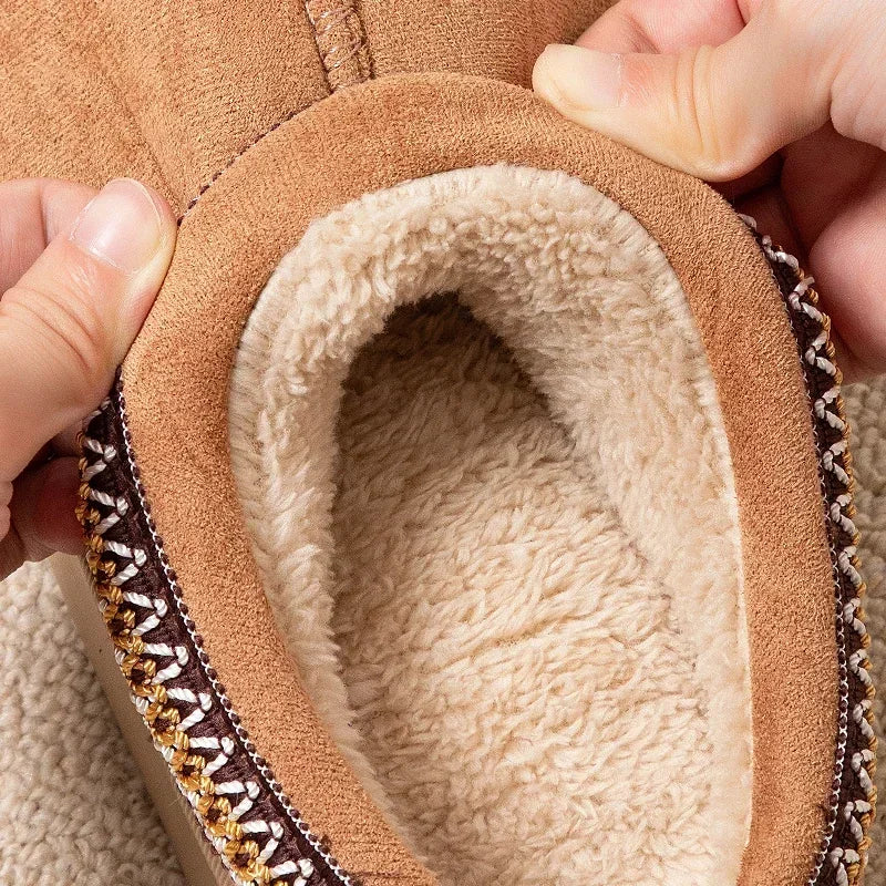 Warm House Shoes Ladies Winter Women Slippers Plush Interior Anti