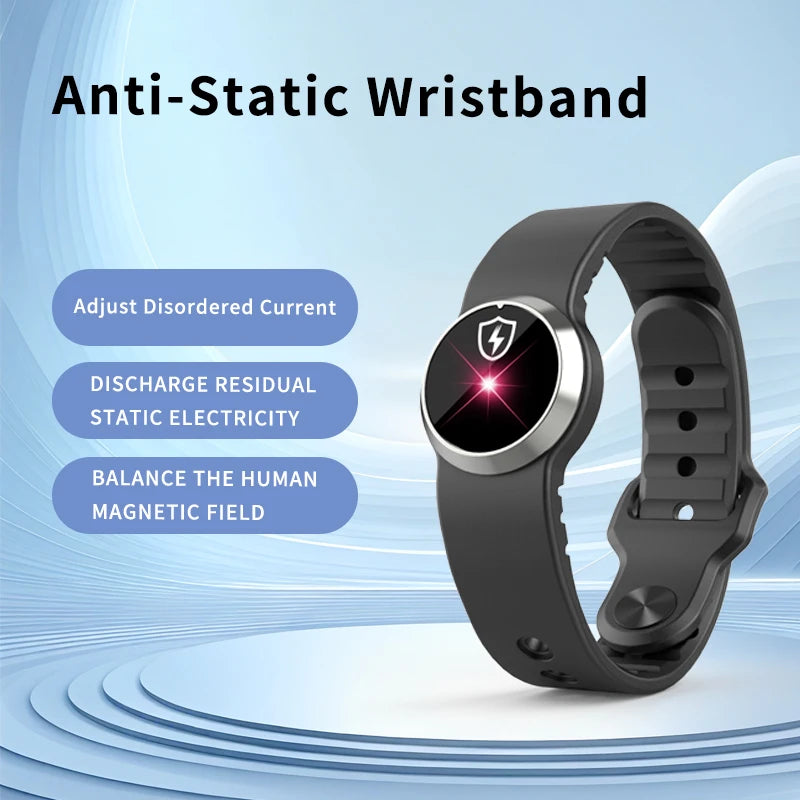 Anti-static Bracelet Wireless Safe Electrostatic Release Device Portable Wristband Static Eliminator Unisex Accessories Zpaxo