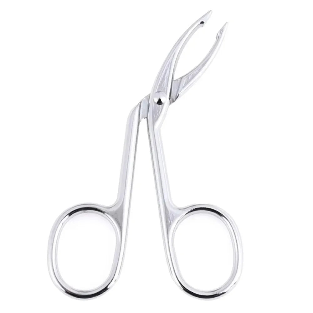 Stainless Steel Eyebrow Tweezer Handles Elbow Pliers Hairgripping Zpaxo