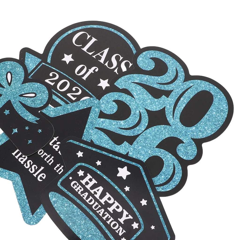 Graduation Decoration Class 2026 Grad Cap Table Centerpiece Sticks