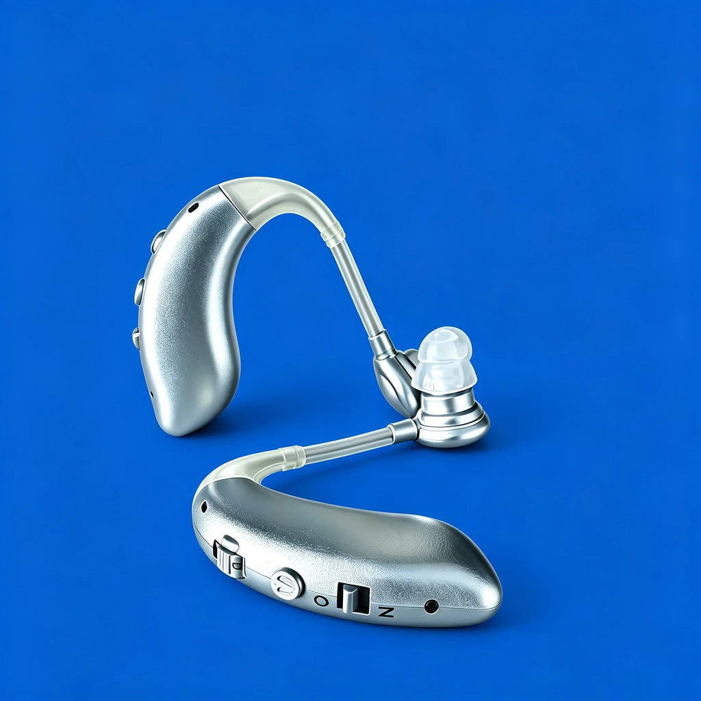 Rechargeable USB Hearing Aid Behind Ear Sound Amplifier Elderly Noise