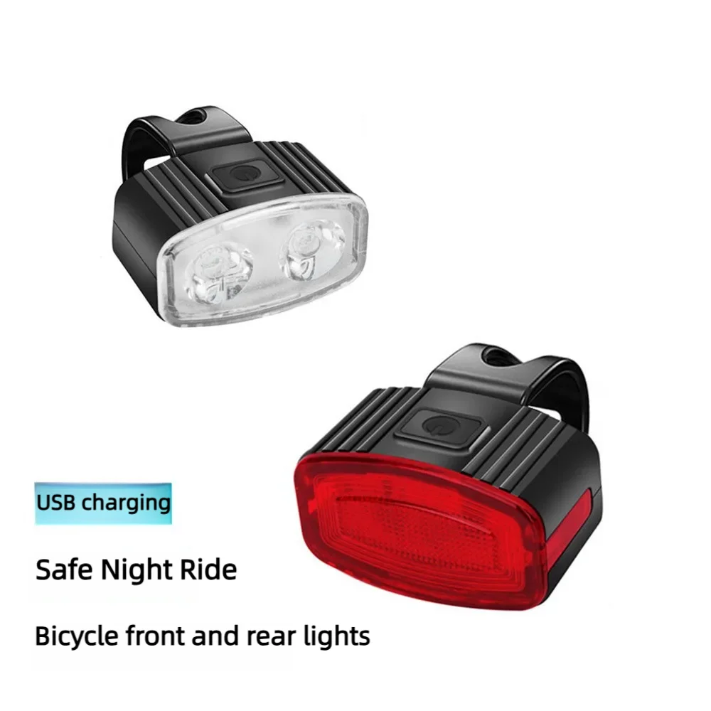 Bicycle Taillights Outdoor Riding Lights USB Charging High Brightness Night Safety Riding Mountain Biking Road Biking Equipment Zpaxo