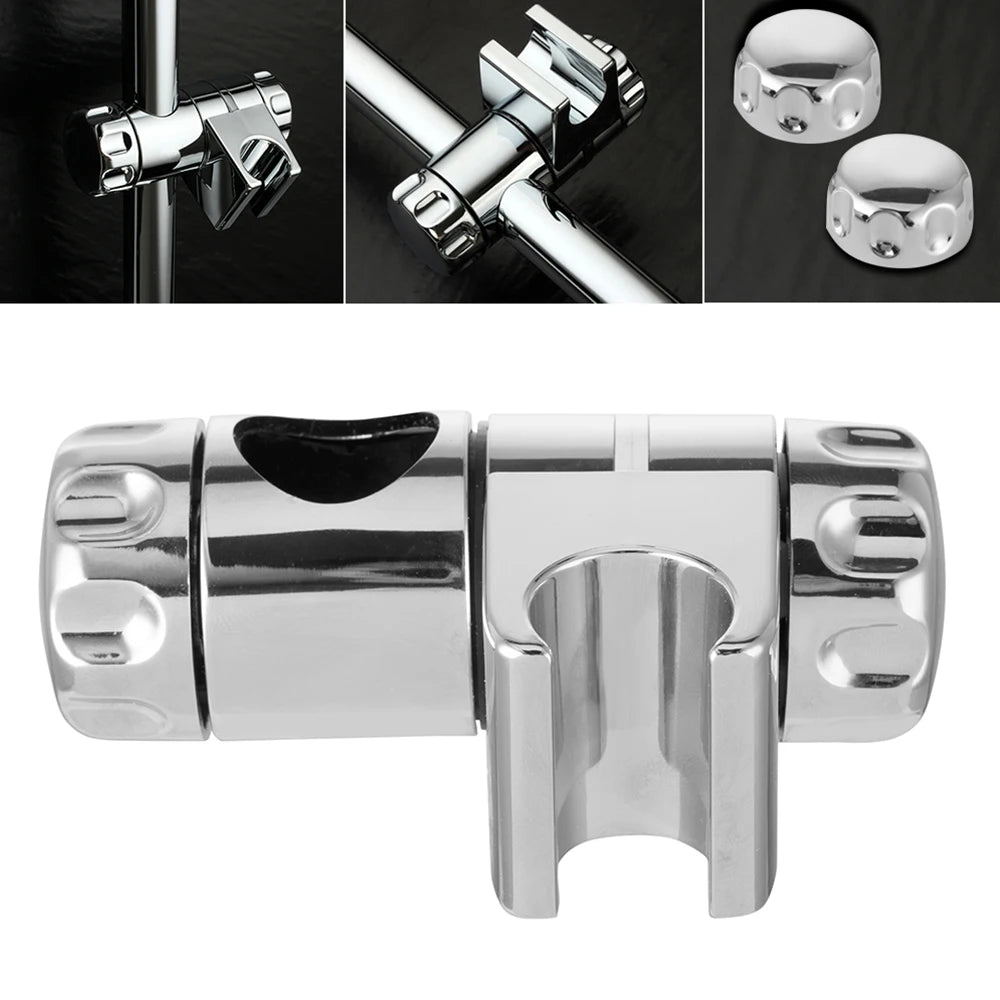 1/2PC Shower Head Holder Bathroom Shower Rail Bracket Universal Handheld Adjustable Bathroom Accessories Hose Riser Slider Clamp Zpaxo
