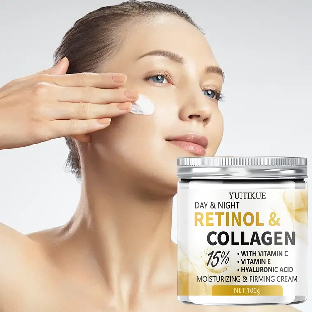 DAY & NIGHT Firming Cream – 15% Retinol, Collagen & Vitamin C Anti-Aging Face Cream Zpaxo