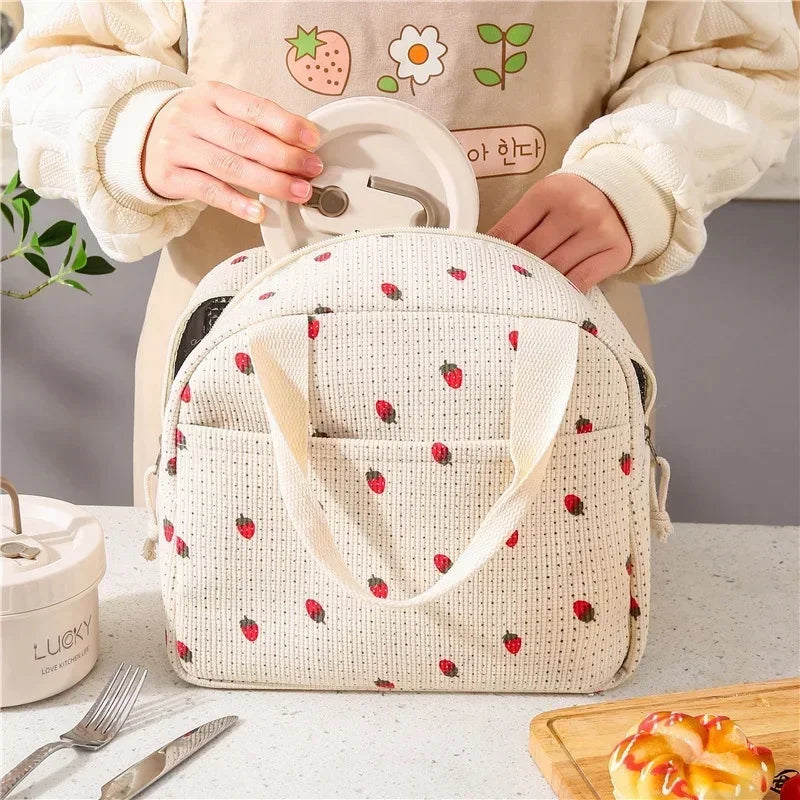 Hot Lunch Bag for Women Girls Men,Cute Women Lunch Bags,Soft Leakproof Large Lunch Bag for Work,Picnic or Travel FoodPouch Zpaxo