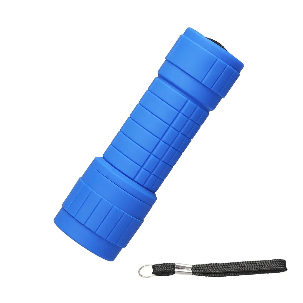 Mini LED Pocket Flashlight – 9 XPE, Waterproof, 250 Lumen Torch