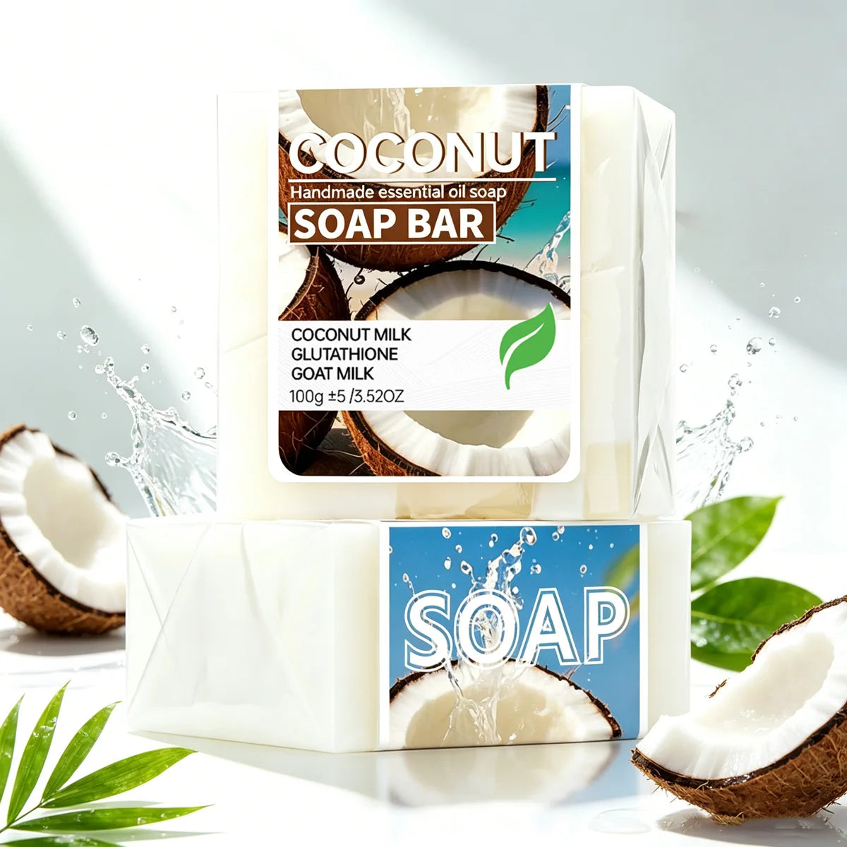 Coconut Milk & Glutathione Brightening Soap – Goat Milk Bar Brightening Bar Soap Zpaxo