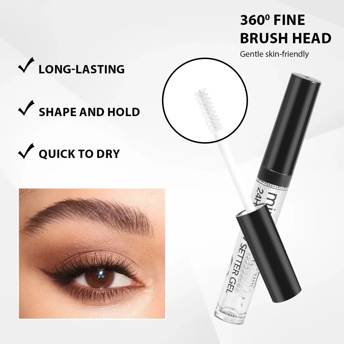 24-hour Durable Eyebrow Gel Waterproof Sweat Proof Creating Natural